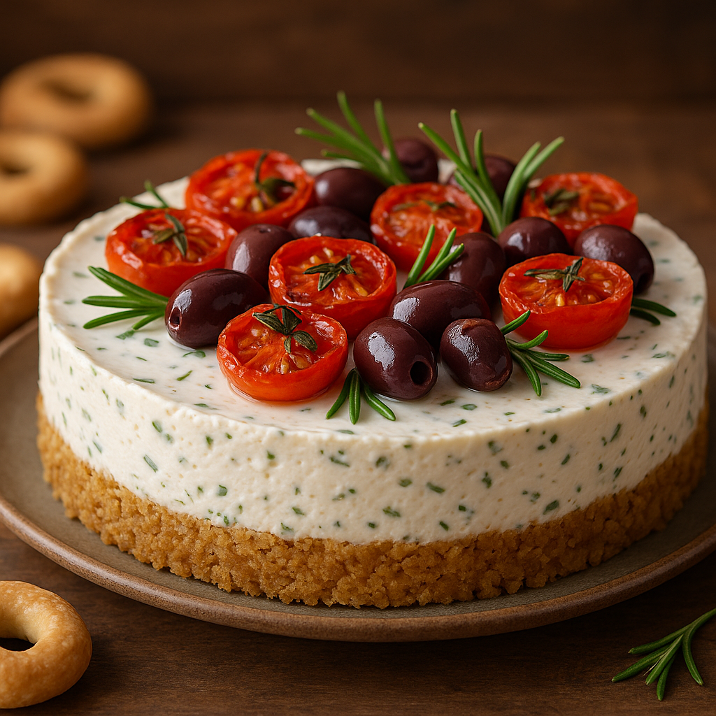 Cheesecake Salata ai Taralli – La Ricetta Perfetta per Pasqua