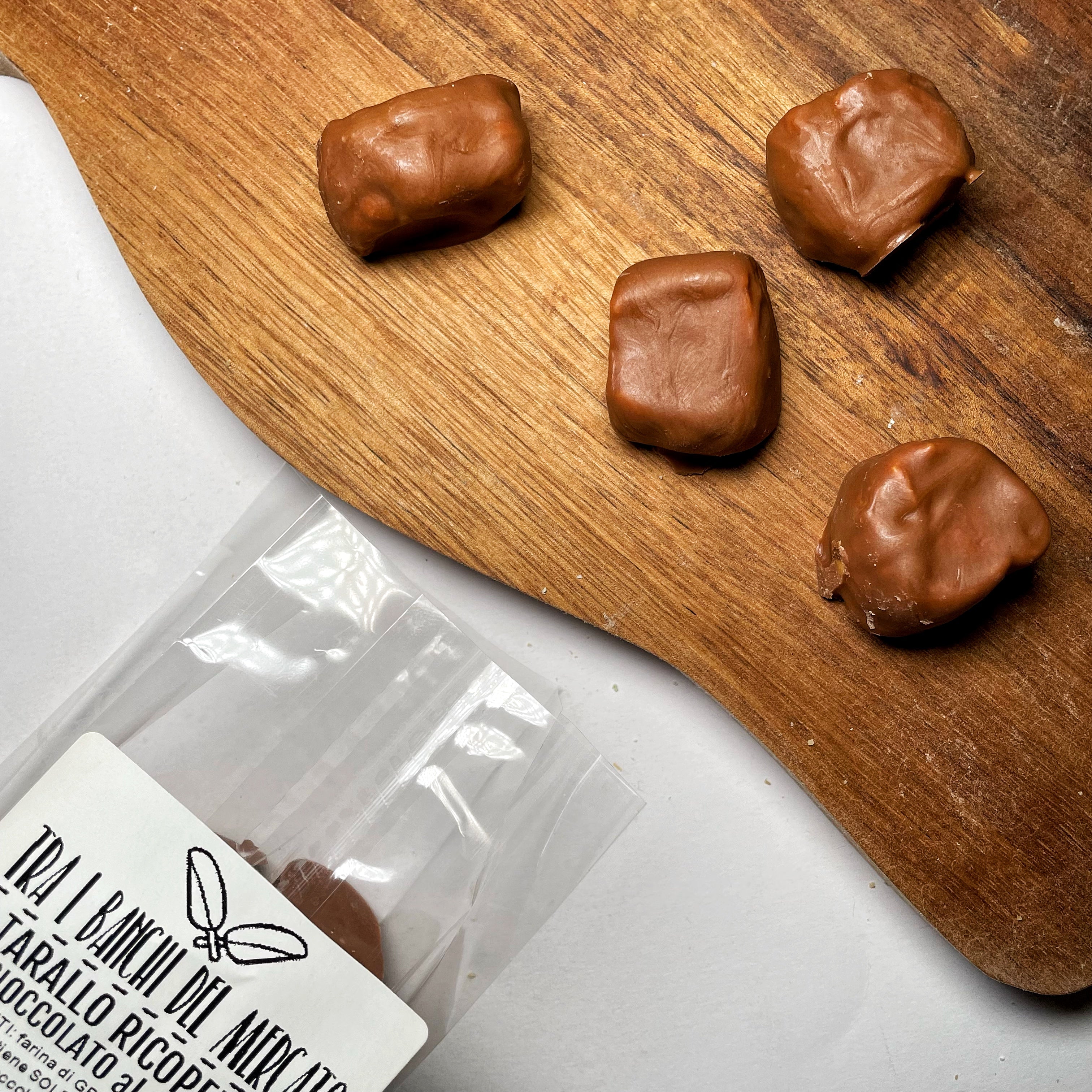 Praline di Tarallo ricoperte di Cioccolato