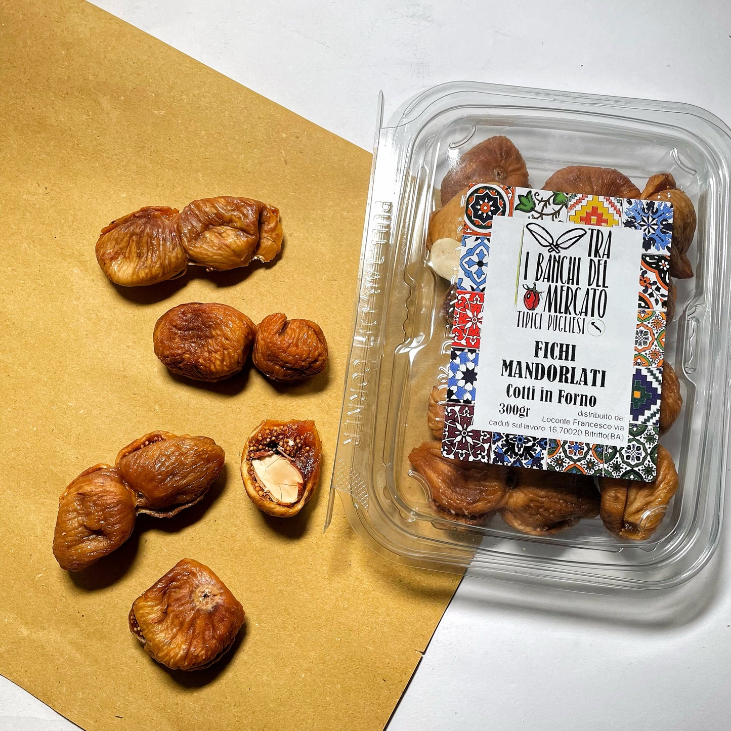 Fichi Mandorlati Infornati Artigianali Pugliesi 300gr