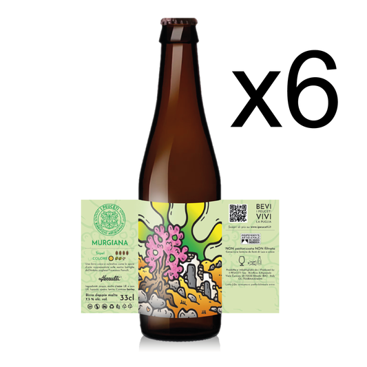Birra Murgiana 33cl x 6 Bottiglie - Birrificio Artigianale i Peuceti