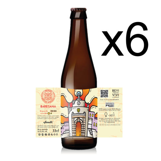 Birra Baresana 33cl X 6 Bottiglie - Birrificio Artigianale I Peuceti