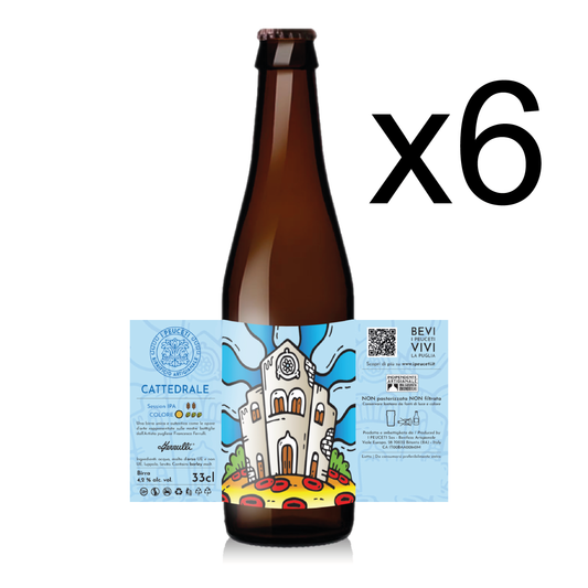 Birra Cattedrale 33cl x 6 Bottiglie - Birrificio Artigianale I Peuceti