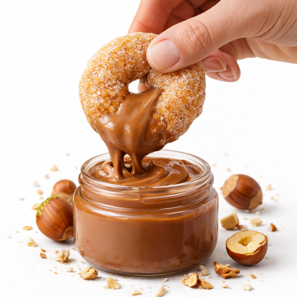 Handmade Sugared Taralli with Hazelnut Cream 250g