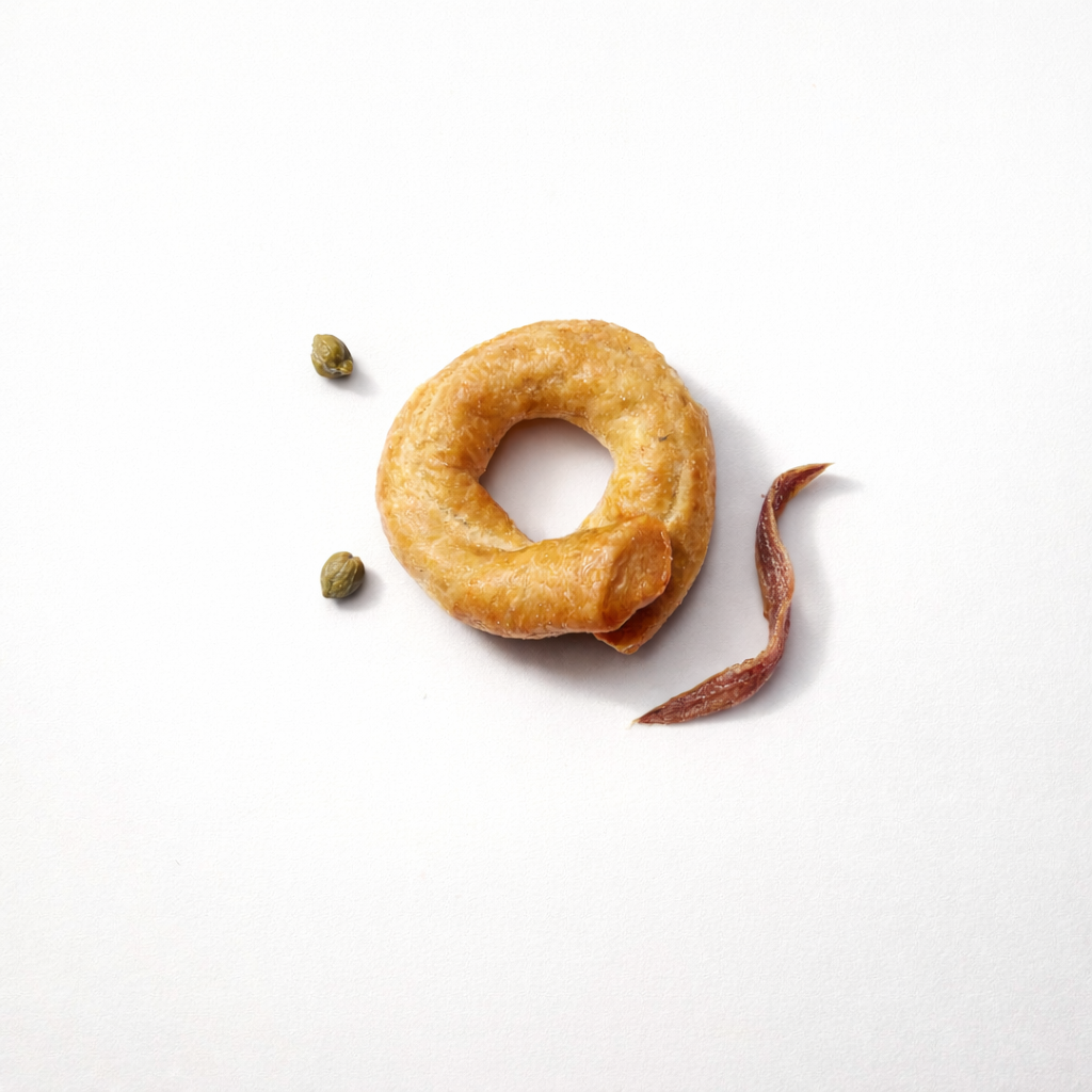 Taralli Acciughe e Capperi Fatti a Mano 300gr