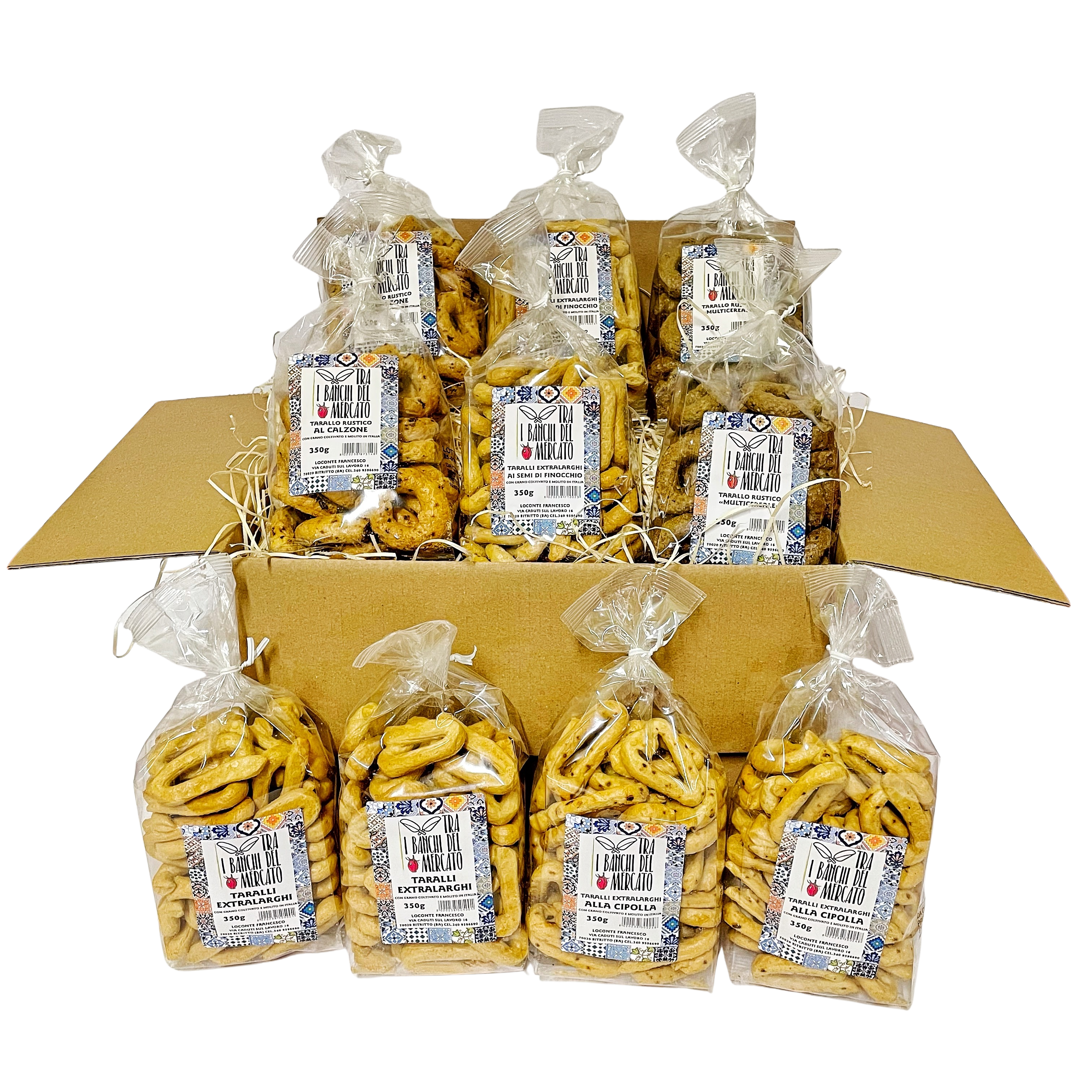 Box Taralli Sapori Classici - 10X350gr
