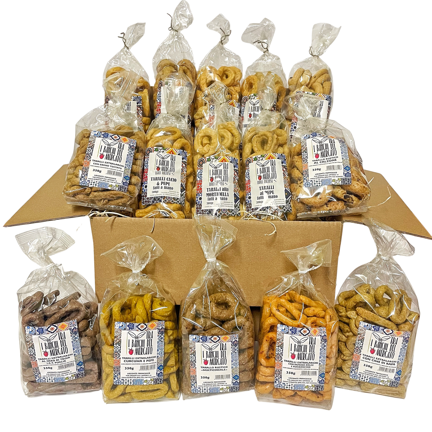 Box Taralli Gourmet XL - 15X350gr