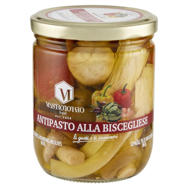 Antipasto alla Biscegliese in Olio - Mastrototaro 530gr