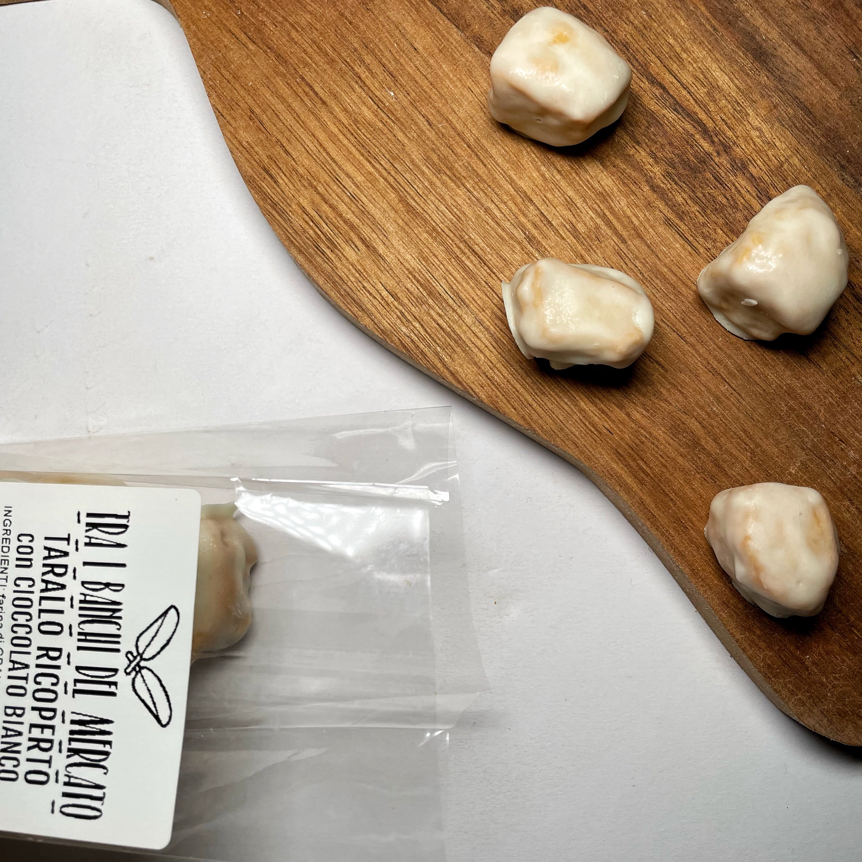 Pralina di Tarallo Ricoperta con Cioccolato Bianco 100gr
