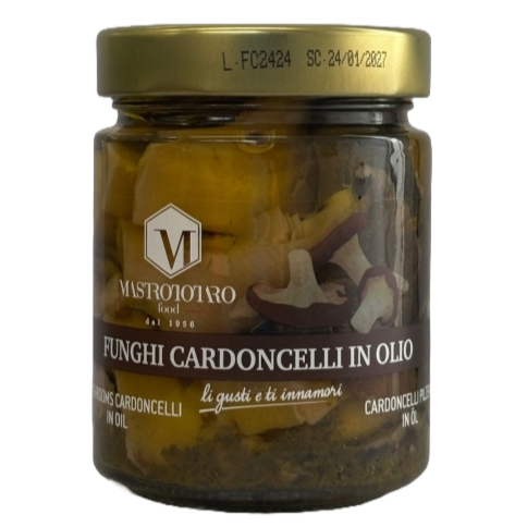 Funghi Cardoncelli in Olio Extra Vergine di Oliva - Mastrototaro 370gr