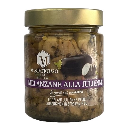 Melanzane alla Julienne in Olio - Mastrototaro 280gr