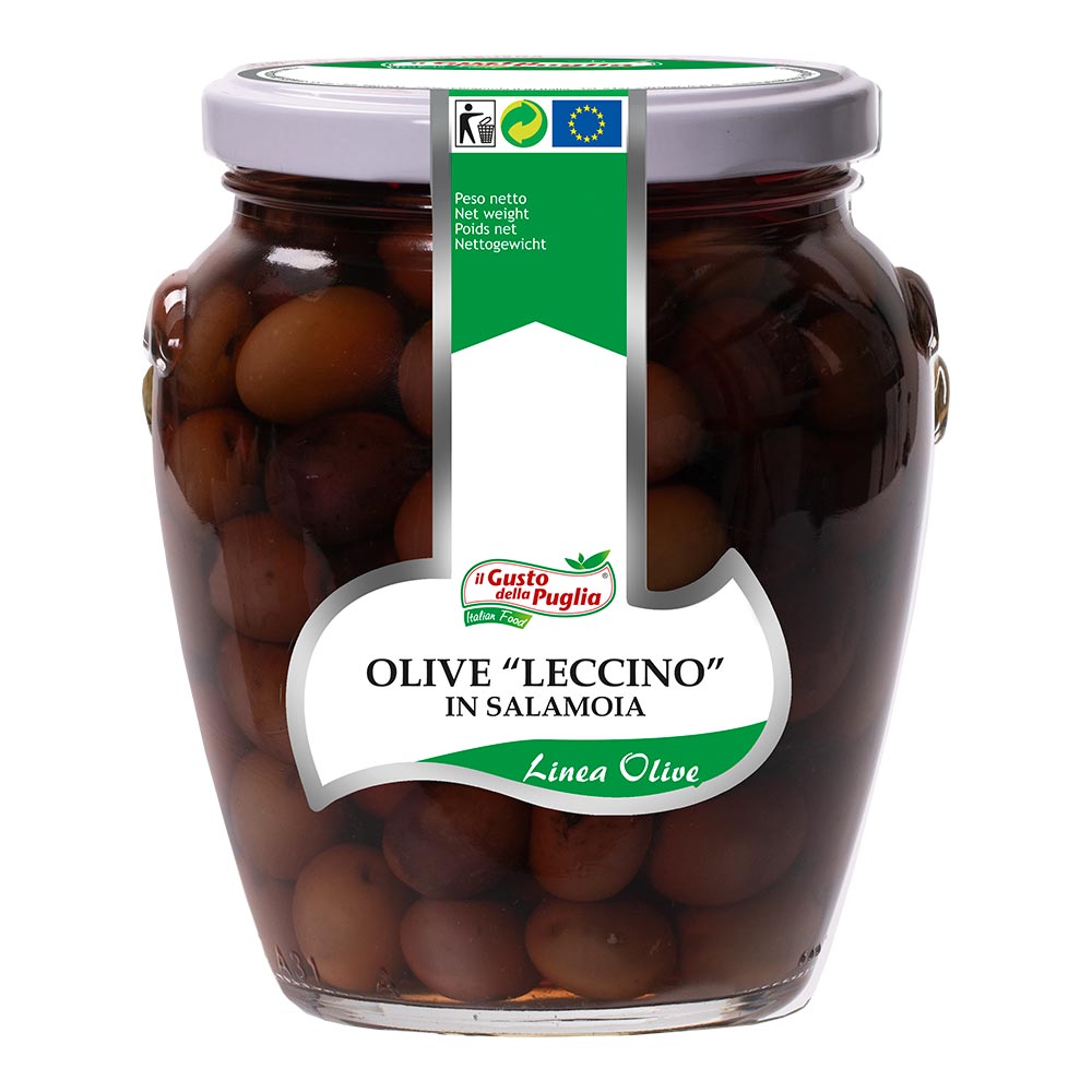Olive Leccino in Salamoia 580gr