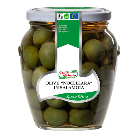 Nocellara Green Olives in Brine 580gr
