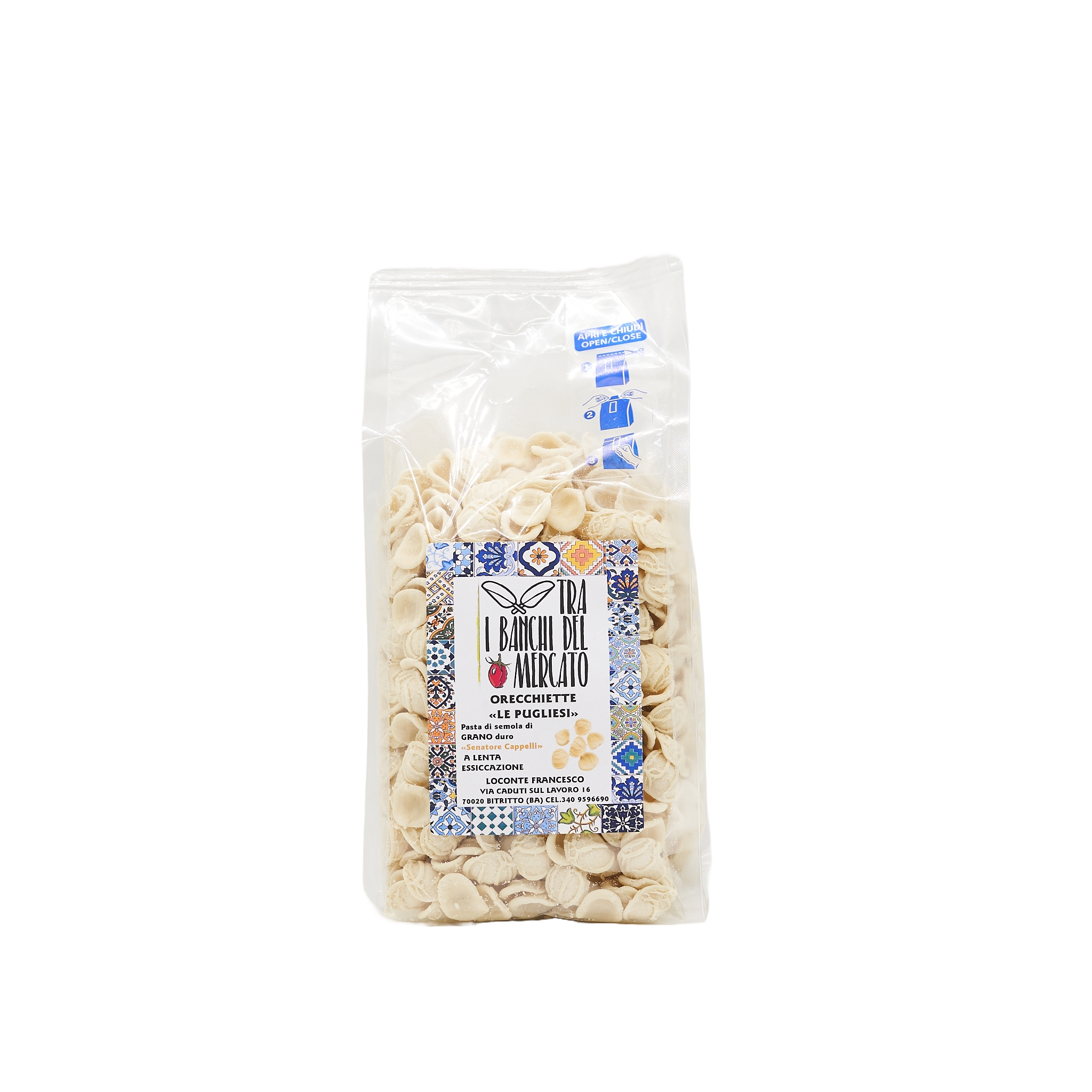 Orecchiette Pugliesi 100% Senatore Cappelli Italiano 500gr