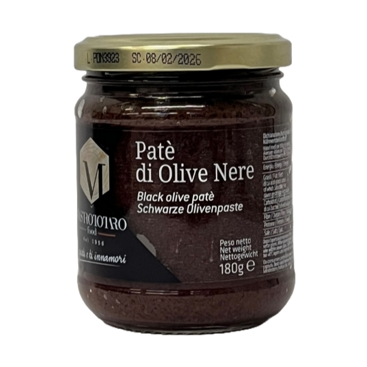 Patè di Olive Nere - Mastrototaro 180gr