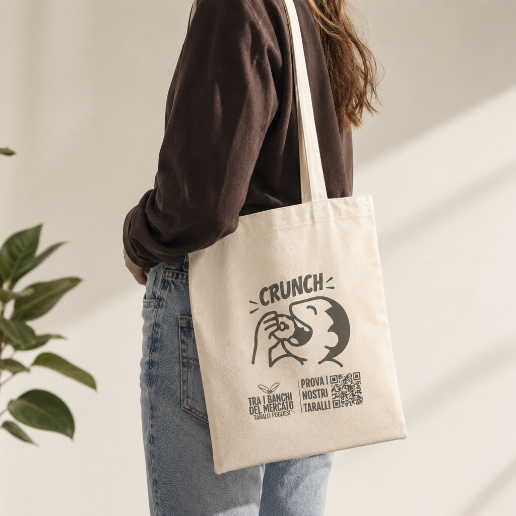 Shopping Bag "CRUNCH" in Cotone Naturale