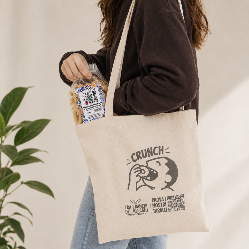 Shopping Bag "CRUNCH" in Cotone Naturale