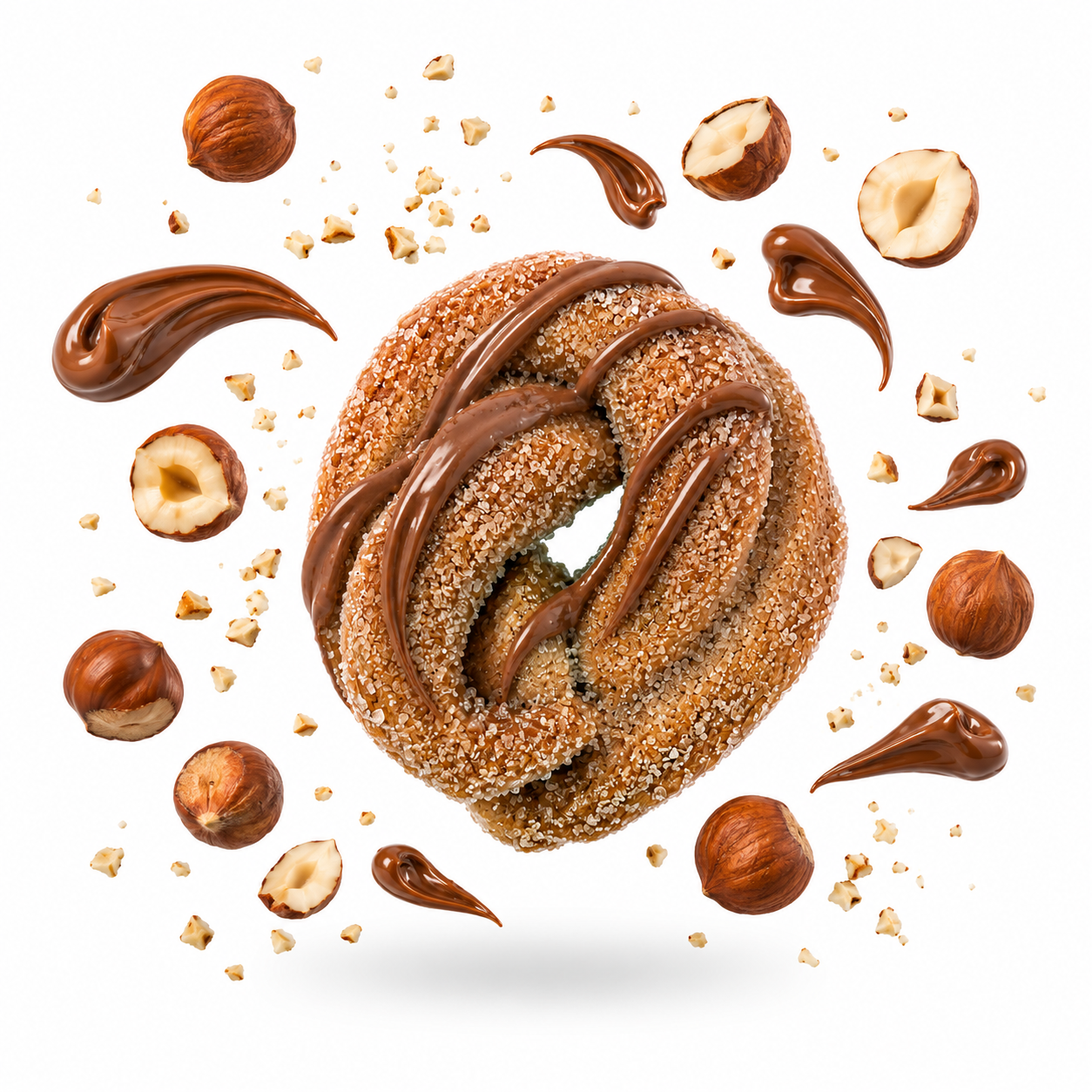 Taralli Zuccherati con Creama alla Nocciola Fatti a Mano 250gr