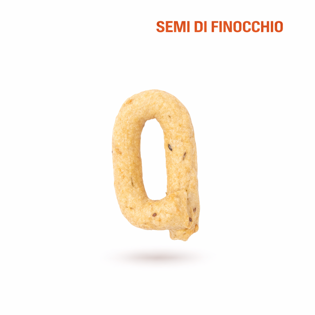 Taralli con Semi di Finocchio con Farine Italiane senza lievito 350gr