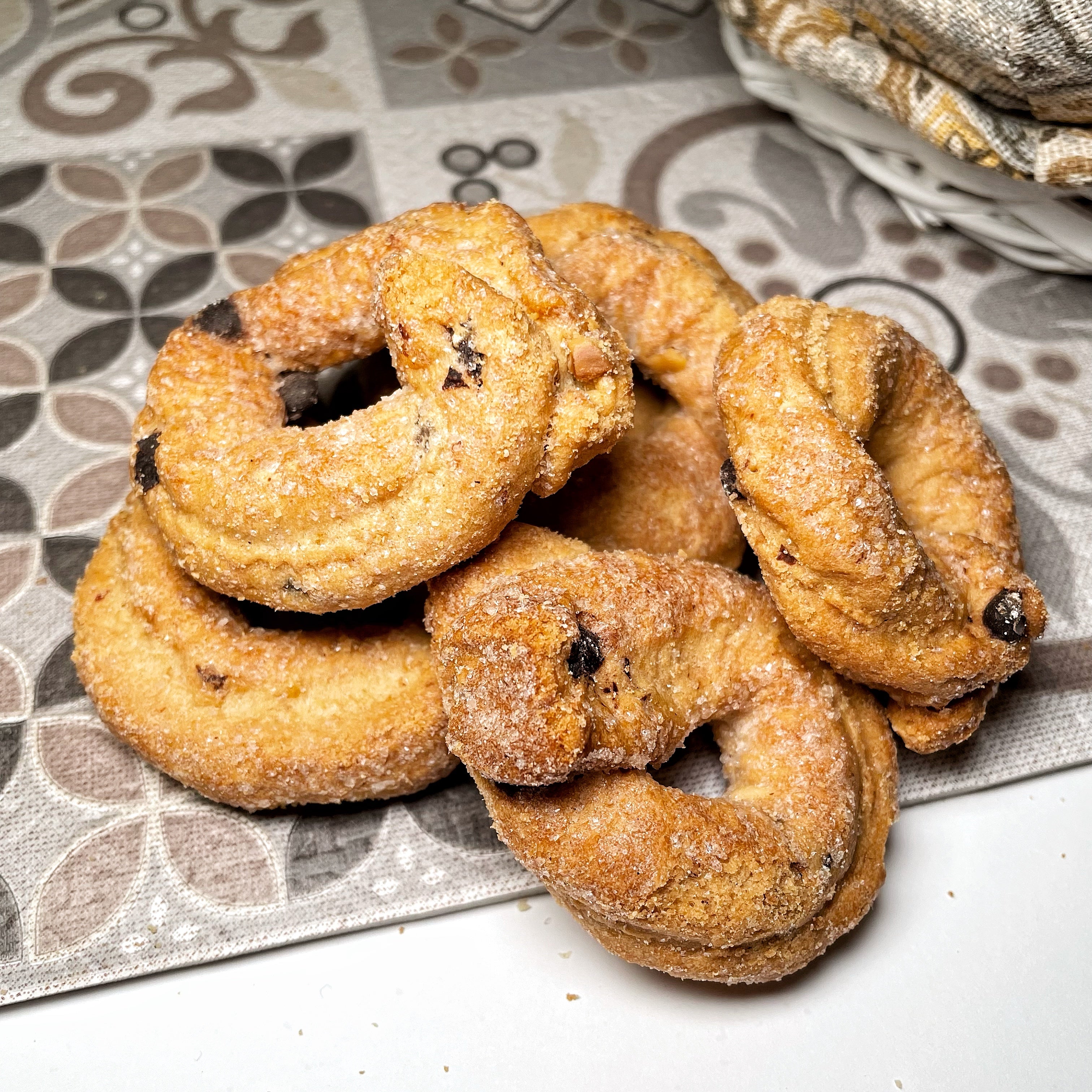 Tarallini Zuccherati Cioccolato e Mandorla 250gr