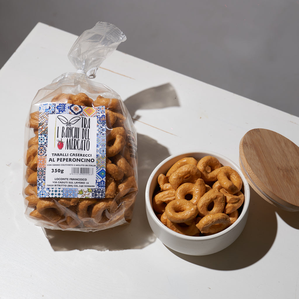 Chili Tarallini with Italian Flours, Yeast-Free, 350g