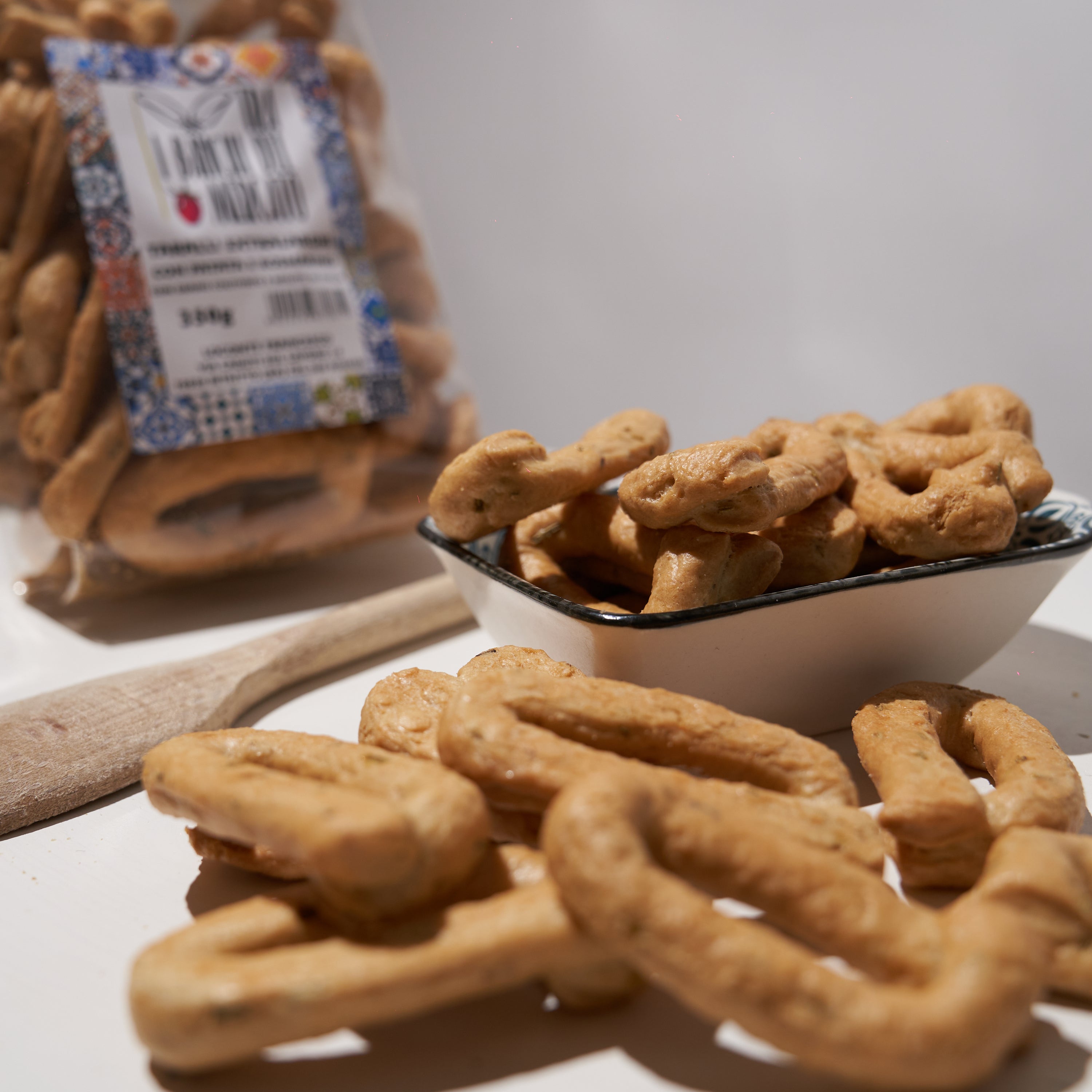 Taralli with Potatoes and Rosemary with Italian Flours without Yeast 350g