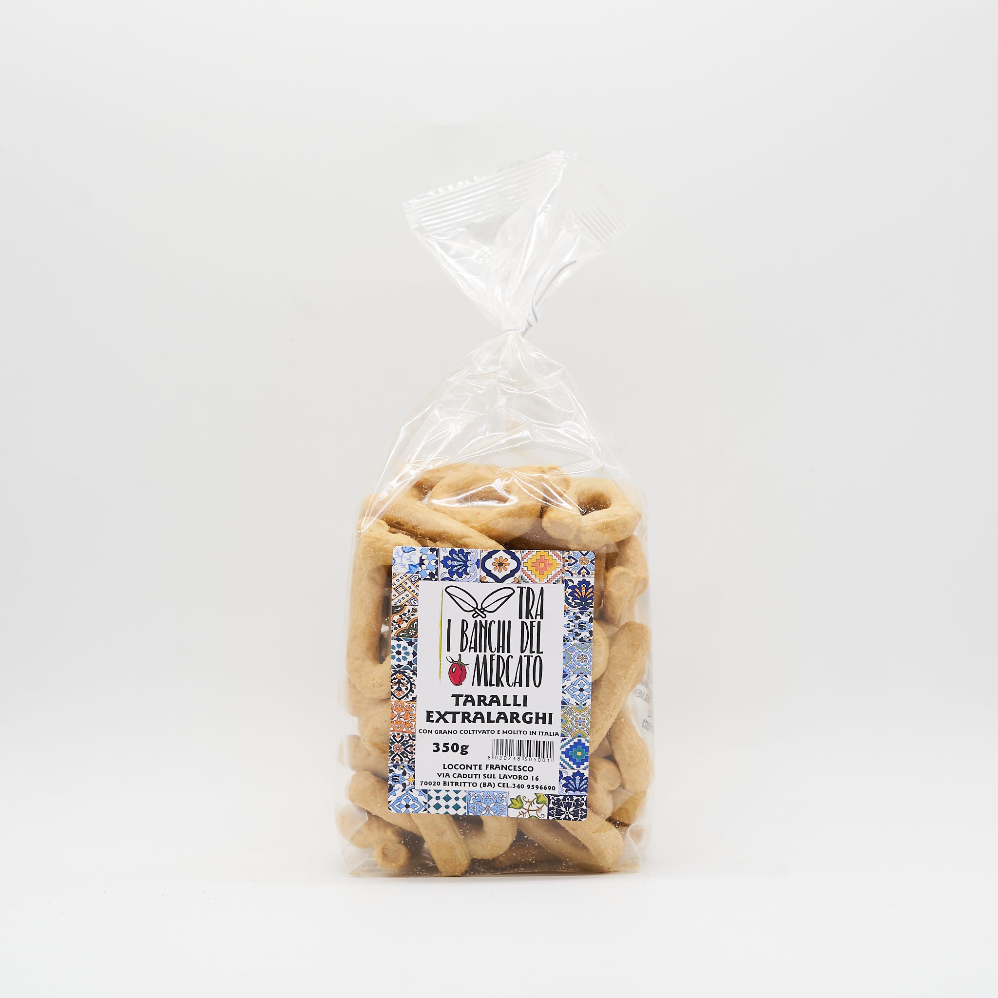Classic Taralli with Italian Flours, Yeast-Free, 350g