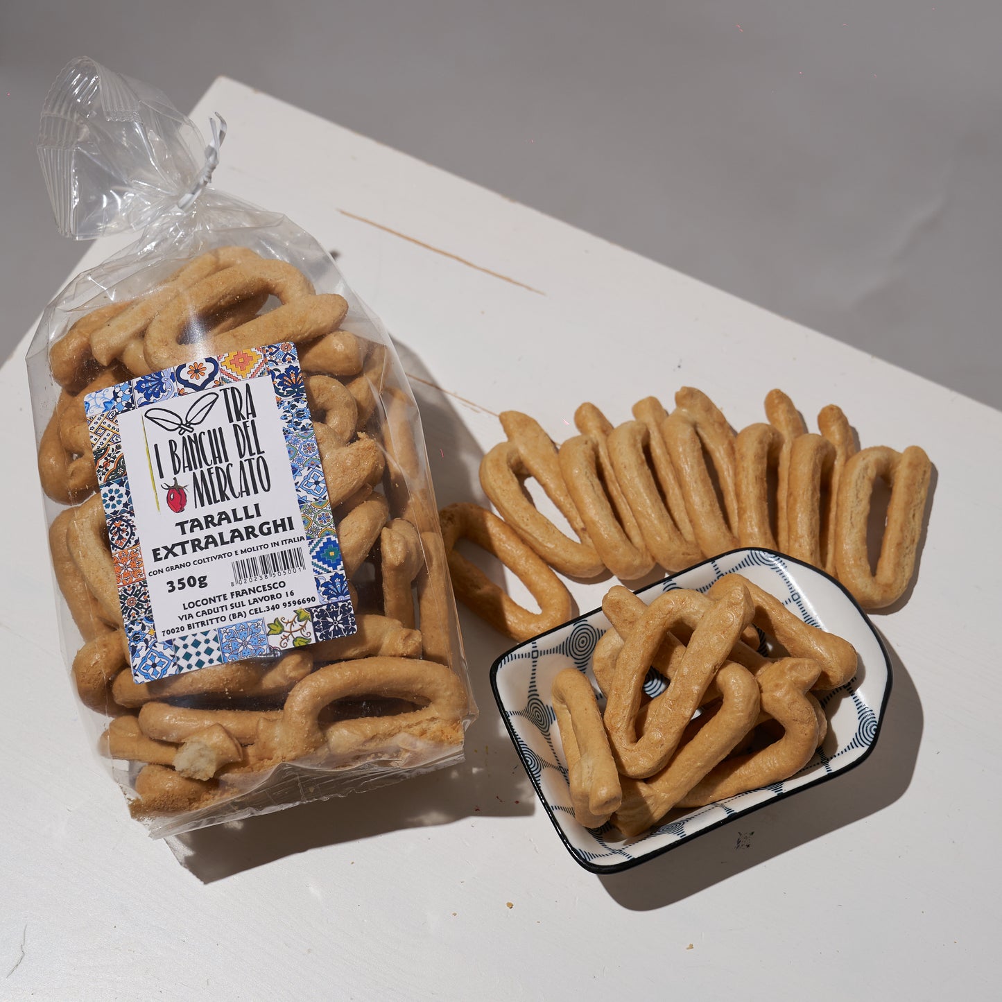 Taralli Classici con Farine Italiane senza lievito 350gr