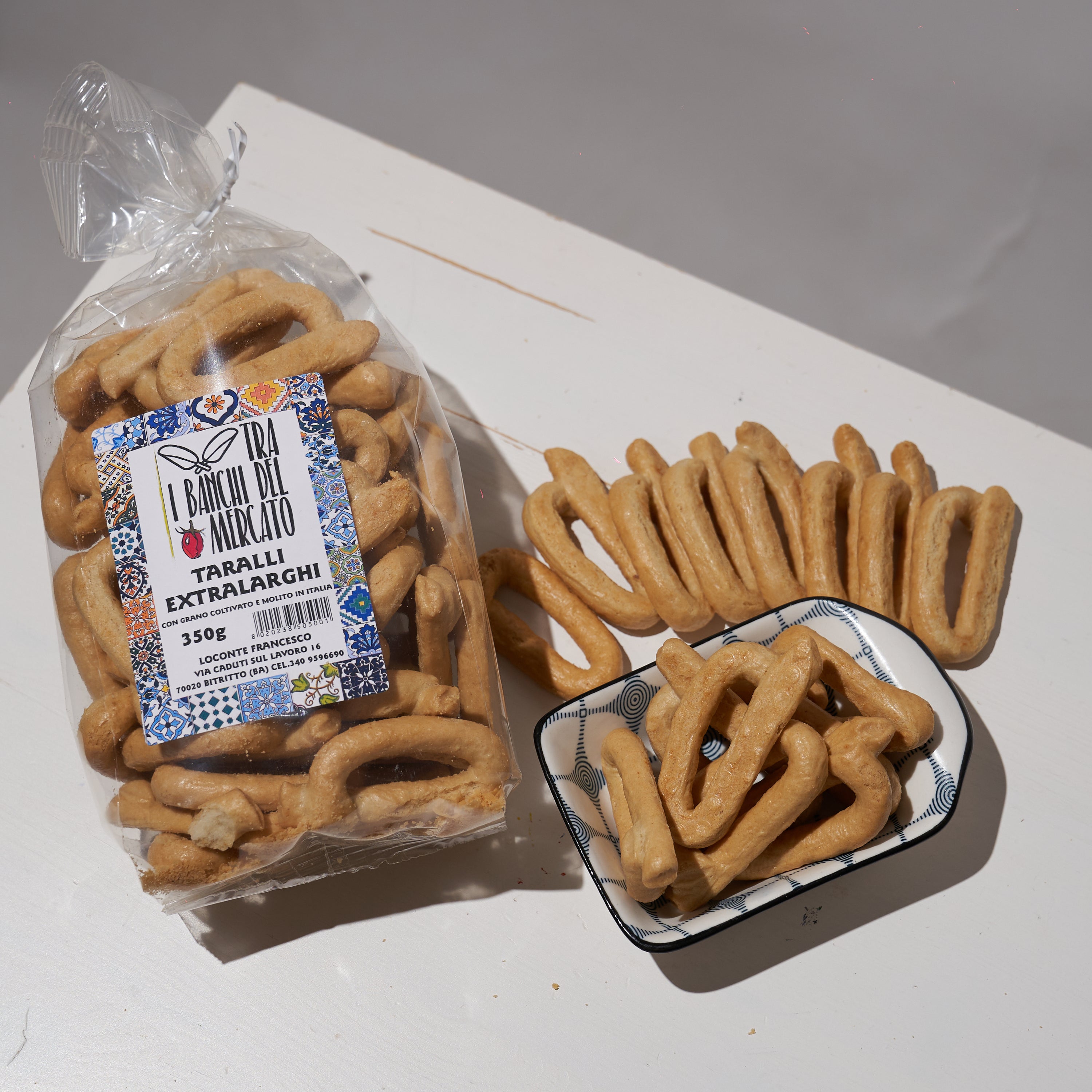 Classic Taralli with Italian Flours, Yeast-Free, 350g