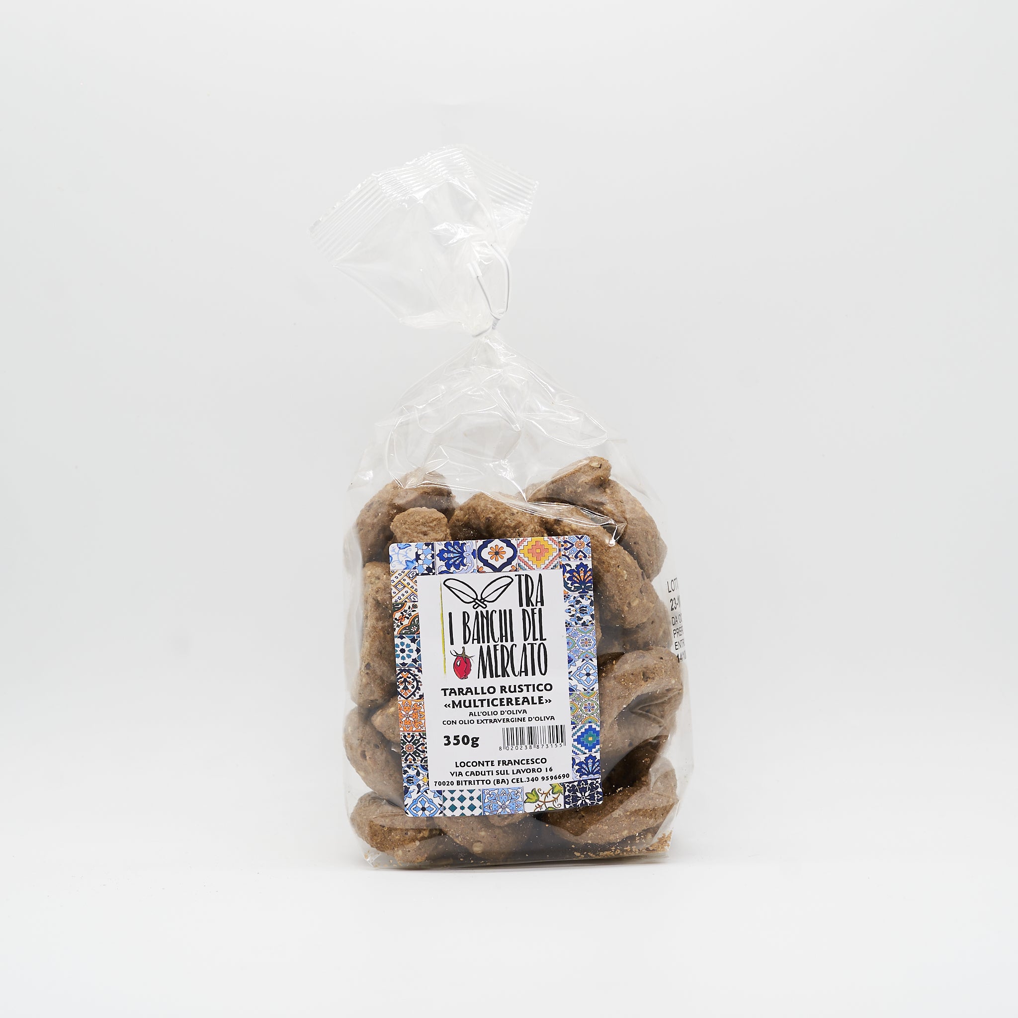 Tarallo Rustico Multicereale 350gr