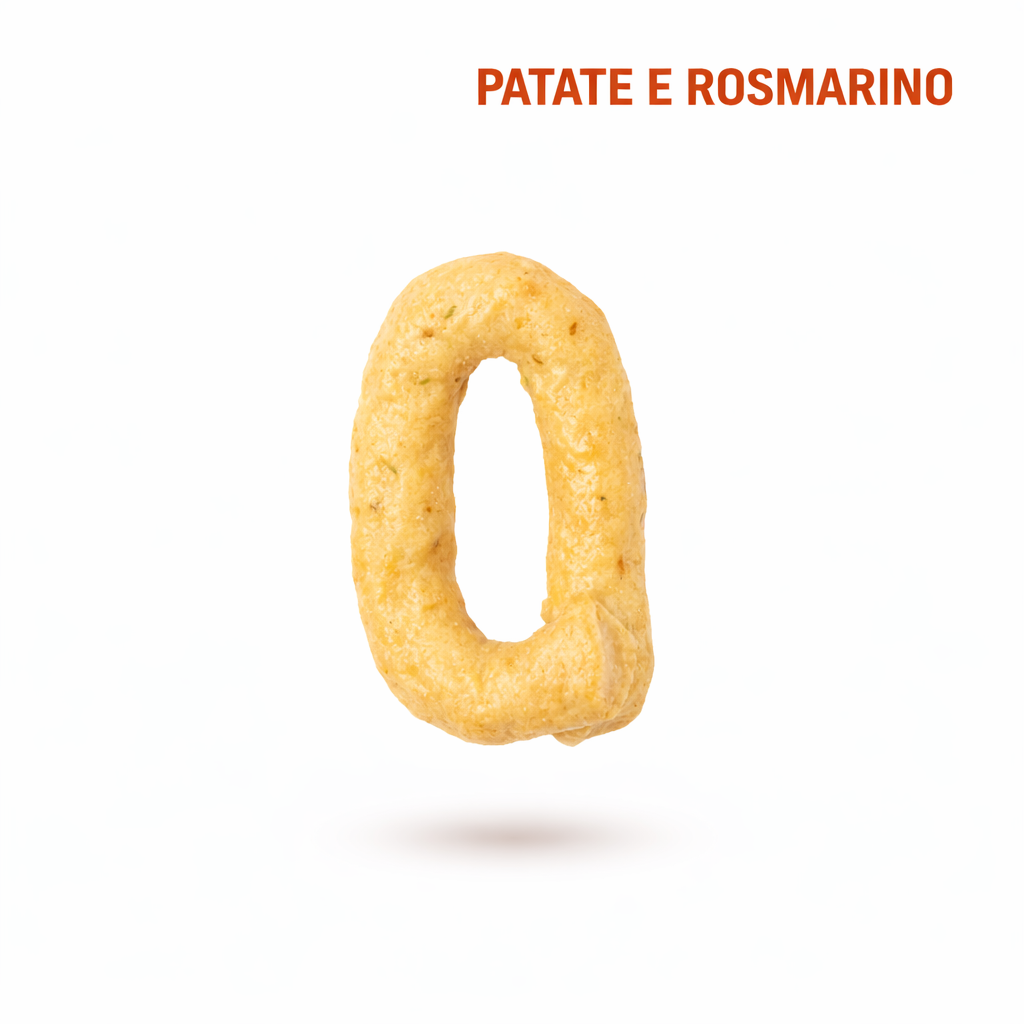 Taralli con Patate e Rosmarino con Farine Italiane senza lievito 350gr